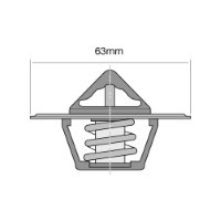 TRIDON Std Thermostat For Chrysler Valiant VC - VK 01/65-12/76 4.5L-5.9L Hemi