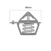 TRIDON Std Thermostat For Chrysler Voyager RG 06/01-03/08 3.3L EGA