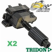 TRIDON IGNITION COIL x2 FOR Ford  Transit VH - VJ 01/01-10/06 4 2.3L 