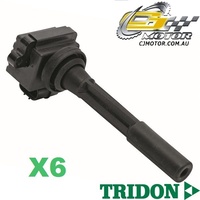 TRIDON IGNITION COIL x6 FOR Holden  Jackaroo 02/98-09/04, V6, 3.5L 6VE1 