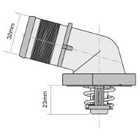 TRIDON Std Thermostat C3 Sensodrive,Panoramique08/03-12/10 1.6L TU5JP4