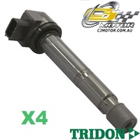TRIDON IGNITION COIL x4 FOR Honda  Accord CL (Euro) 01/02-09/07, 4, 2.4L K24A 