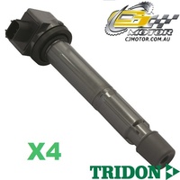 TRIDON IGNITION COIL x4 FOR Honda  Accord CU (Euro) 10/07-06/10, 4, 2.4L K24Z 