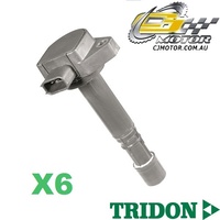 TRIDON IGNITION COIL x6 FOR Honda  Accord (V6)CK 2001-06/03, V6, 3.0L J30A1 