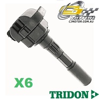 TRIDON IGNITION COIL x6 FOR Honda  Legend KA7 04/91-03/96, V6, 3.2L C32A3 