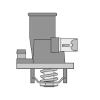 TRIDON Std Thermostat For Citroen C4 2.0 HDI 02/08-12/10 2.0L DW10BTED
