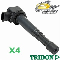 TRIDON IGNITION COIL x4 FOR Honda  Odyssey 06/04-06/06, 4, 2.4L K24A6 