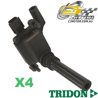 TRIDON IGNITION COIL x4 FOR Jeep  Grand Cherokee WH 06/05-06/10, V8, 5.7L EZO 