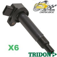 TRIDON IGNITION COIL x6 FOR Lexus  IS200 GXE10R 03/99-11/05, 6, 2.0L 1GFE 