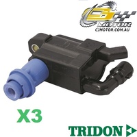 TRIDON IGNITION COIL x3 FOR Lexus  IS300 JCE10R 08/01-11/05, 6, 3.0L 2JZ-GE 