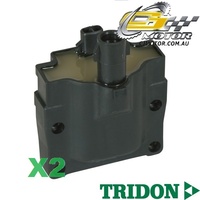 TRIDON IGNITION COIL x2 FOR Lexus  LS400 UCF10R 05/90-11/91, V8, 4.0L 1UZ-FE 