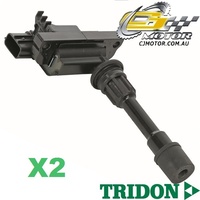 TRIDON IGNITION COIL x2 FOR Mazda  323 BJ 08/00-01/04, 4, 1.8L FPD 