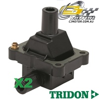 TRIDON IGNITION COIL x2 FOR Mercedes  MB140 MB140 11/99-05/05, 4, 2.3L M161 