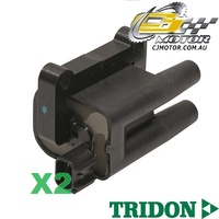 TRIDON IGNITION COIL x2 FOR Mitsubishi  Triton-V6 MK 11/03-06/06, V6, 3.0L 6G72 