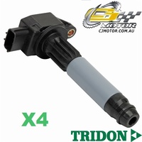 TRIDON IGNITION COIL x4 FOR Nissan Pulsar N16 07/00-03/03, 4, 1.6L QG16DE 
