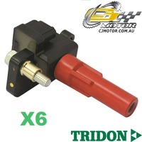 TRIDON IGNITION COIL x6 FOR Subaru Outback H6 10/00-08/03, 6, 3.0L EZ30D 