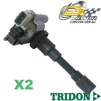 TRIDON IGNITION COIL x2 FOR Suzuki Baleno SY 05/99-11/01, 4, 1.6L G16B 