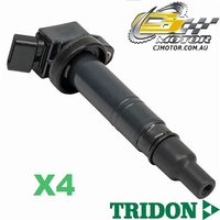 TRIDON IGNITION COIL x4 FOR Toyota Avensis ACM21R 11/03-11/05, 4, 2.4L 2AZ-FE 