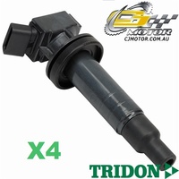 TRIDON IGNITION COIL x4 FOR Toyota Celica ZZT230 08/99-10/02, 4, 1.8L 1ZZ-FE 