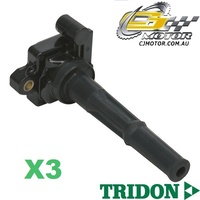 TRIDON IGNITION COIL x3 Landcruiser Prado VZJ95R 07/96-02/03, V6, 3.4L 5VZ-FE 