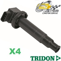TRIDON IGNITION COIL x4 FOR Toyota Prius NHW11R-20R 10/01-6/09,4,1.5L 1NZ-FXE 