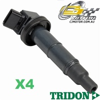 TRIDON IGNITION COIL x4 FOR Toyota Tarago ACR30R 11/05-11/06, 4, 2.4L 2AZ-FE 
