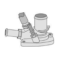 TRIDON Std Thermostat For Fiat 500  02/08-12/10 1.4L 169A