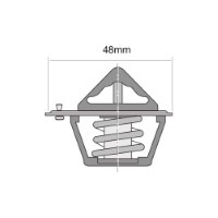 TRIDON Std Thermostat For Ford Fiesta WP - WS 02/04-12/10 1.4L-1.6L 