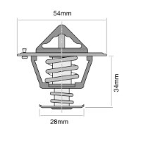 TRIDON Std Thermostat For Holden Captiva CG-Turbo Diesel 03/07-12/10 2.0L Z20S1