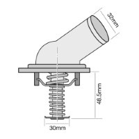 TRIDON Std Thermostat For Honda Integra Type S 10/04-04/07 2.0L K20A2