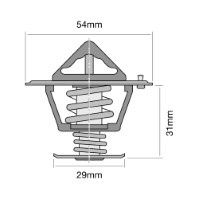 TRIDON Std Thermostat For Jaguar XJC  01/70-12/84 4.2L 