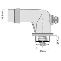 TRIDON Std Thermostat For BMW 318i E46 09/98-04/05 1.9L M43