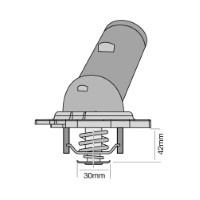 TRIDON Std Thermostat For Lexus GS300 GRS190R 03/05-12/10 3.0L 3GR-FSE