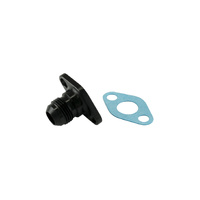 38.1mm 10AN Oil Drain Black