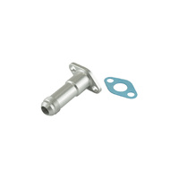 38.1mm 10AN 75mm Extended Oil Drain Silver