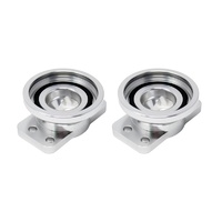 Torque Solution Dual HKS Blow Off Valve Adapter Kit - KIA Stinger 3.3T