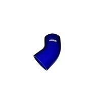 Torque Solution 45 Degree Silicone Elbow: 2.25" Blue Universal