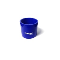 Torque Solution Straight Silicone Coupler: 3.5" Blue Universal