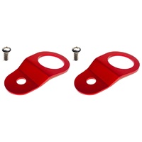 Torque Solution Radiator Mount Combo (RED) : Mitsubishi Evolution 7/8/9