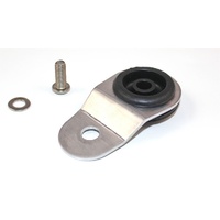 Torque Solution Radiator Mount w/ Insert (Silver): Mitsubishi Evolution 7/8/9