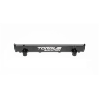 Torque Solution Billet Fuel Rail (Black): Mitsubishi EVO 4 / 5 / 6 / 7 / 8 / 9