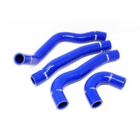 Torque Solution Silicone Radiator Hose Kit (Blue) - Mitsubishi Evolution X 2008-2015