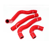 Torque Solution Silicone Radiator Hose Kit (Red) - Mitsubishi Evolution X 2008-2015