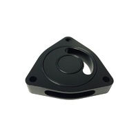Torque Solution Blow Off BOV Sound Plate (Black) - Honda Civic 2016+ 1.5T