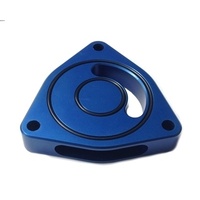 Torque Solution Blow Off BOV Sound Plate (Blue) - Honda Civic 2016+ 1.5T