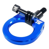 Torque Solution Billet Go Pro Mount Tow Hook Ring - Blue
