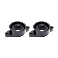 Torque Solution Billet Stock to HKS Blowoff Valve Adapter (Black) - Nissan GTR R35 ALL