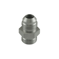 Fitting -8 AN Flare to -8 AN ORB Male Straight - Silver