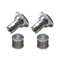 Torque Solution Tial Blow Off Valve Adapter w/ Plugs: Bmw 135 335i 535i X5 n54 ONLY