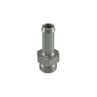 Fitting 10mm / 3/8" Hose End to -6 AN ORB Male Straight - Silver